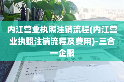 内江营业执照注销流程(内江营业执照注销流程及费用)-三合一企服