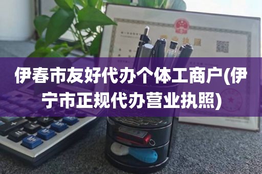 伊春市友好代办个体工商户(伊宁市正规代办营业执照)