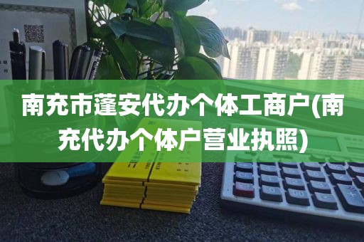 南充市蓬安代办个体工商户(南充代办个体户营业执照)