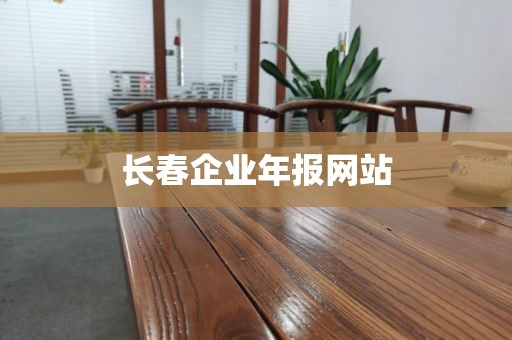 长春企业年报网站