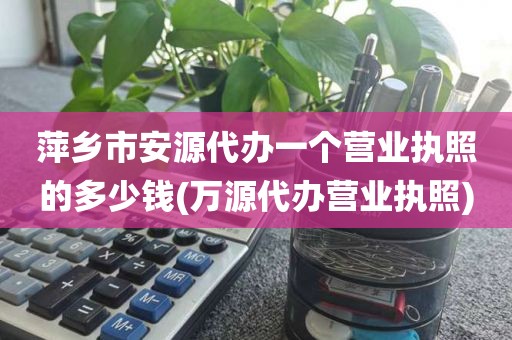 萍乡市安源代办一个营业执照的多少钱(万源代办营业执照)