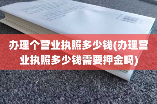 办理个营业执照多少钱(办理营业执照多少钱需要押金吗)