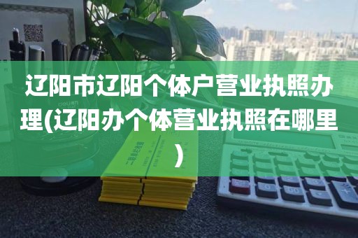 辽阳市辽阳个体户营业执照办理(辽阳办个体营业执照在哪里)