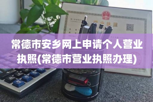 常德市安乡网上申请个人营业执照(常德市营业执照办理)