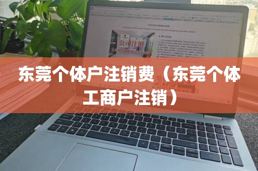东莞个体户注销费（东莞个体工商户注销）