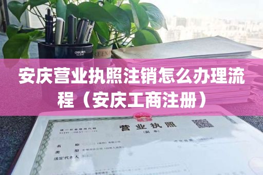 安庆营业执照注销怎么办理流程（安庆工商注册）