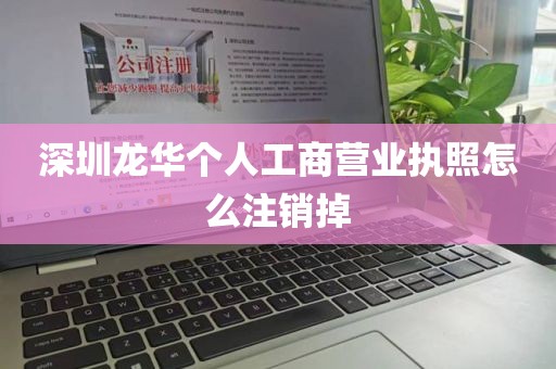 深圳龙华个人工商营业执照怎么注销掉