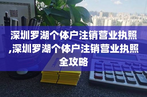 深圳罗湖个体户注销营业执照,深圳罗湖个体户注销营业执照全攻略