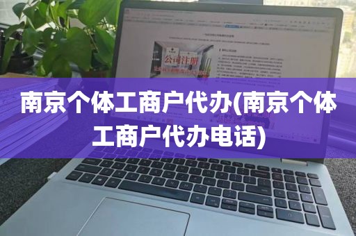 南京个体工商户代办(南京个体工商户代办电话)