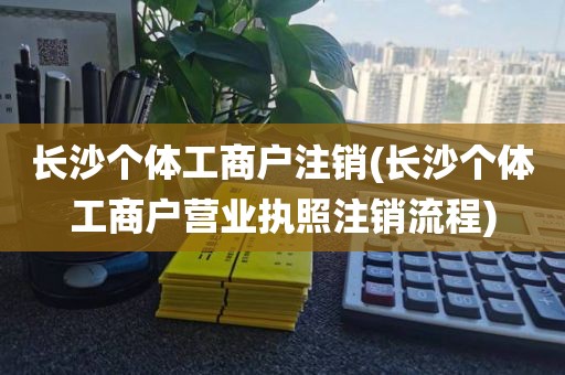 长沙个体工商户注销(长沙个体工商户营业执照注销流程)