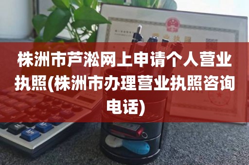 株洲市芦淞网上申请个人营业执照(株洲市办理营业执照咨询电话)