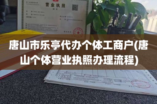 唐山市乐亭代办个体工商户(唐山个体营业执照办理流程)