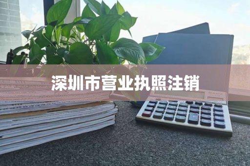 深圳市营业执照注销