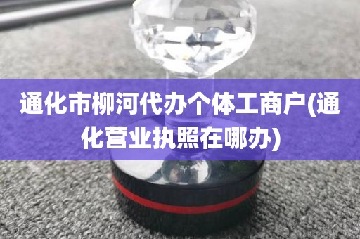 通化市柳河代办个体工商户(通化营业执照在哪办)