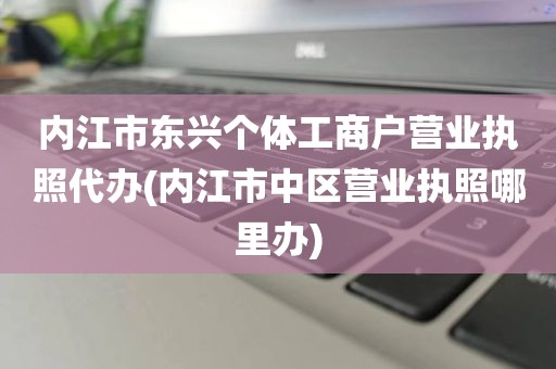 内江市东兴个体工商户营业执照代办(内江市中区营业执照哪里办)