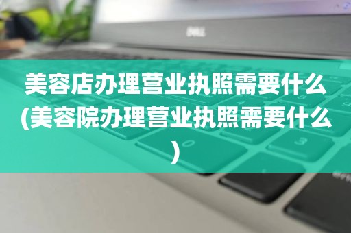 美容店办理营业执照需要什么(美容院办理营业执照需要什么)