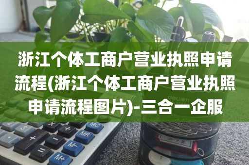 浙江个体工商户营业执照申请流程(浙江个体工商户营业执照申请流程图片)-三合一企服