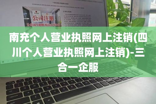 南充个人营业执照网上注销(四川个人营业执照网上注销)-三合一企服
