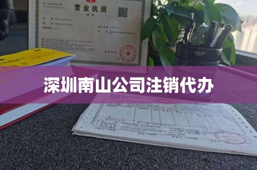 深圳南山公司注销代办