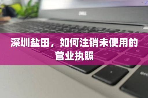 深圳盐田，如何注销未使用的营业执照