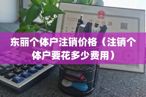 东丽个体户注销价格（注销个体户要花多少费用）
