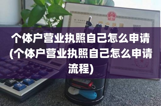 个体户营业执照自己怎么申请(个体户营业执照自己怎么申请流程)