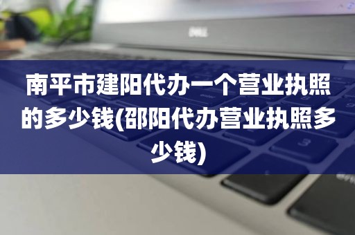 南平市建阳代办一个营业执照的多少钱(邵阳代办营业执照多少钱)