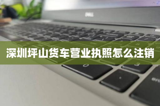 深圳坪山货车营业执照怎么注销