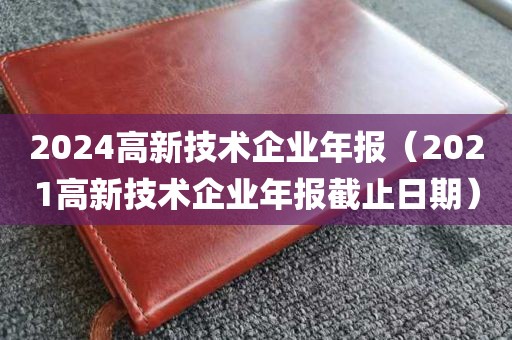 2024高新技术企业年报（2021高新技术企业年报截止日期）