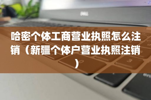 哈密个体工商营业执照怎么注销（新疆个体户营业执照注销）