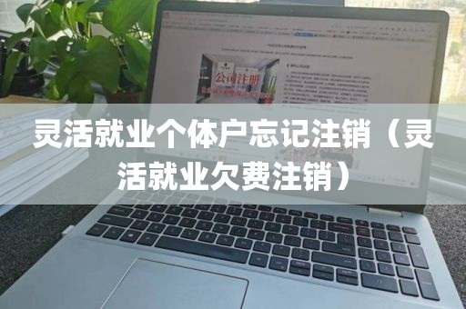 灵活就业个体户忘记注销（灵活就业欠费注销）