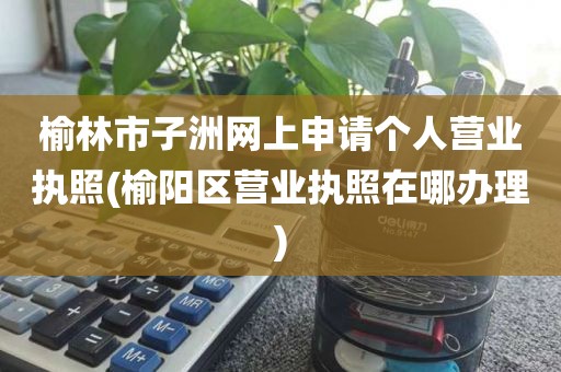 榆林市子洲网上申请个人营业执照(榆阳区营业执照在哪办理)