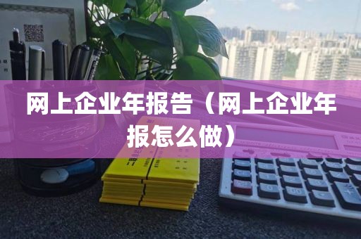 网上企业年报告（网上企业年报怎么做）