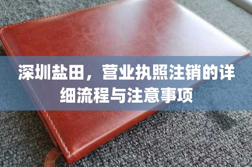 深圳盐田，营业执照注销的详细流程与注意事项