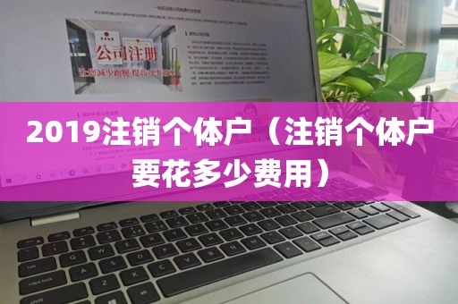 2019注销个体户（注销个体户要花多少费用）