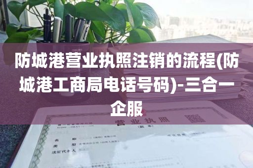 防城港营业执照注销的流程(防城港工商局电话号码)-三合一企服
