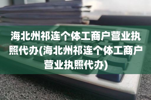 海北州祁连个体工商户营业执照代办(海北州祁连个体工商户营业执照代办)