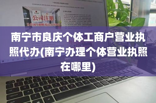 南宁市良庆个体工商户营业执照代办(南宁办理个体营业执照在哪里)
