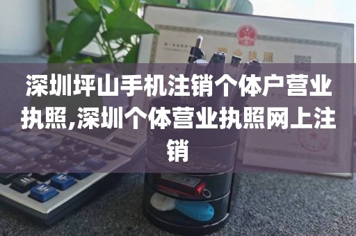 深圳坪山手机注销个体户营业执照,深圳个体营业执照网上注销