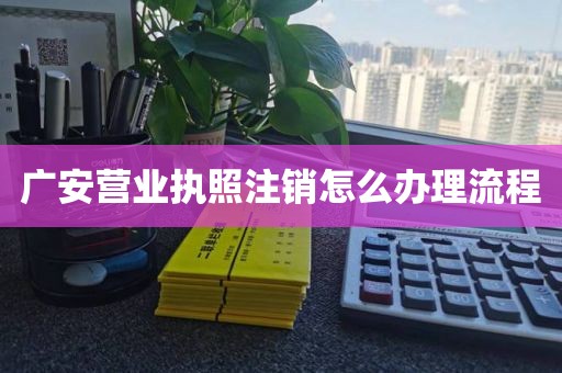 广安营业执照注销怎么办理流程