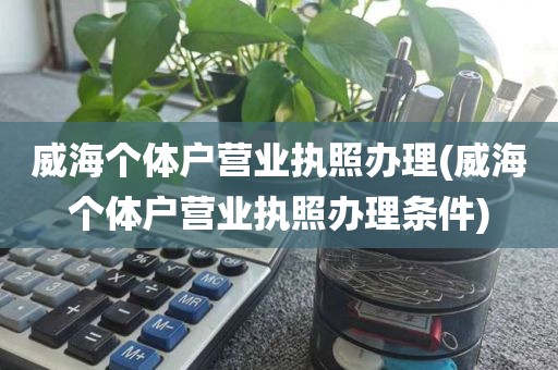 威海个体户营业执照办理(威海个体户营业执照办理条件)