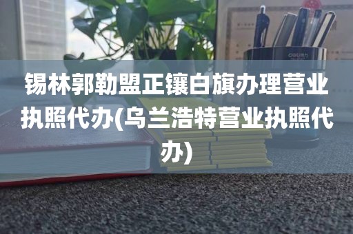锡林郭勒盟正镶白旗办理营业执照代办(乌兰浩特营业执照代办)