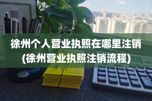 徐州个人营业执照在哪里注销(徐州营业执照注销流程)