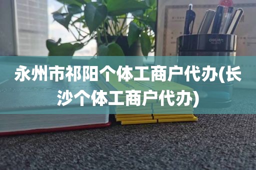 永州市祁阳个体工商户代办(长沙个体工商户代办)