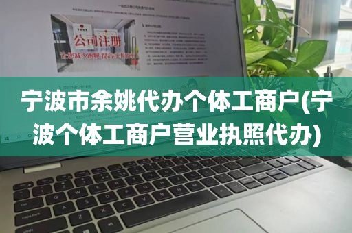 宁波市余姚代办个体工商户(宁波个体工商户营业执照代办)