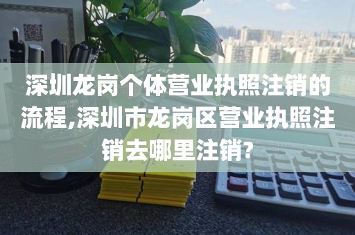 深圳龙岗个体营业执照注销的流程,深圳市龙岗区营业执照注销去哪里注销?