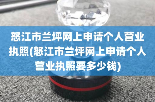 怒江市兰坪网上申请个人营业执照(怒江市兰坪网上申请个人营业执照要多少钱)