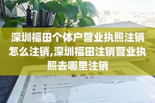 深圳福田个体户营业执照注销怎么注销,深圳福田注销营业执照去哪里注销