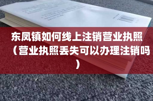 东凤镇如何线上注销营业执照（营业执照丢失可以办理注销吗）