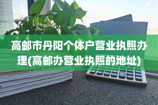 高邮市丹阳个体户营业执照办理(高邮办营业执照的地址)